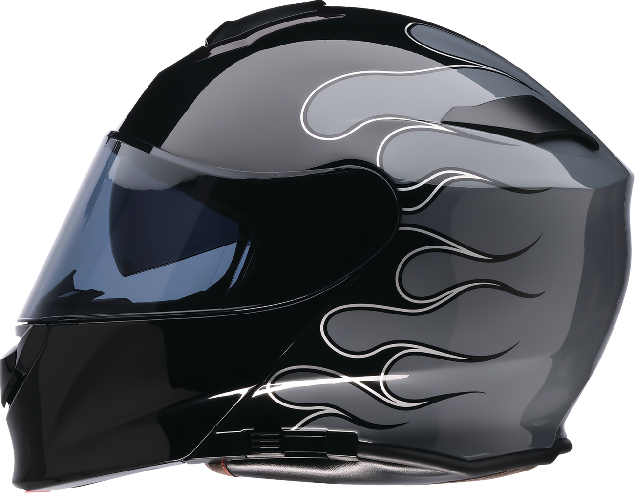 Z1R Solaris 2.0 Modular Helmet - Flame - Black/Gray - Medium 0100-2654