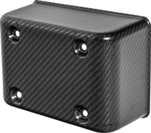 SADDLEMEN Fuse Block Cover - Carbon Fiber - Matte Black CF-899-04-003M