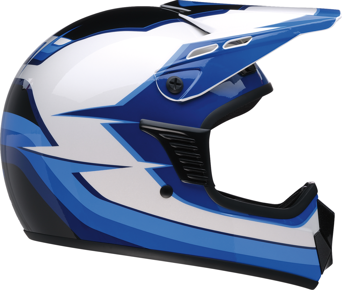 Z1R Child Dirt Maxx Helmet - Vortex - Blue/White - S/M 0111-1744