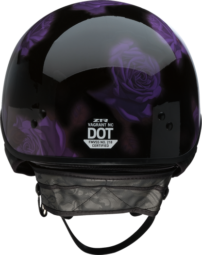 Z1R Vagrant NC Helmet - Rose - Black/Purple - Large 0103-1447