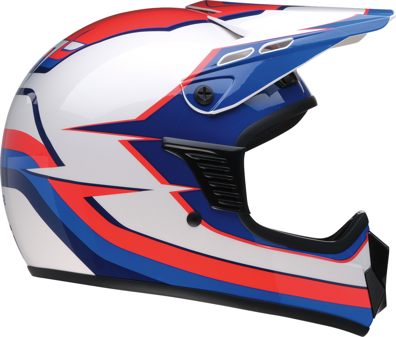 Z1R Child Dirt Maxx Helmet - Vortex - Red/White/Blue - L/XL 0111-1749