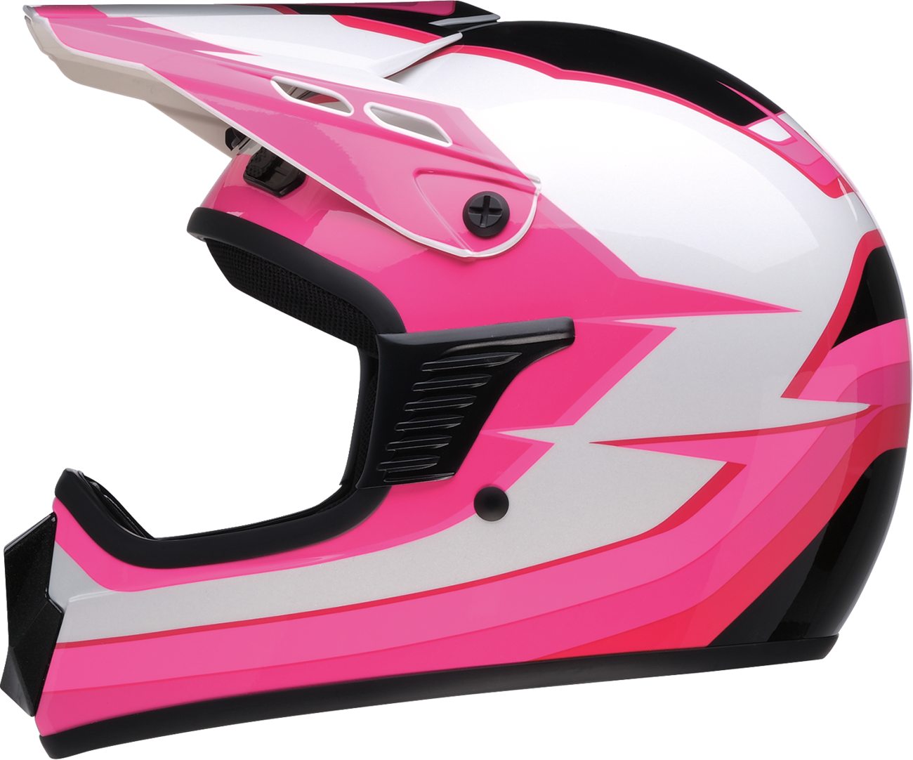 Z1R Child Dirt Maxx Helmet - Vortex - Pink/White - L/XL 0111-1747