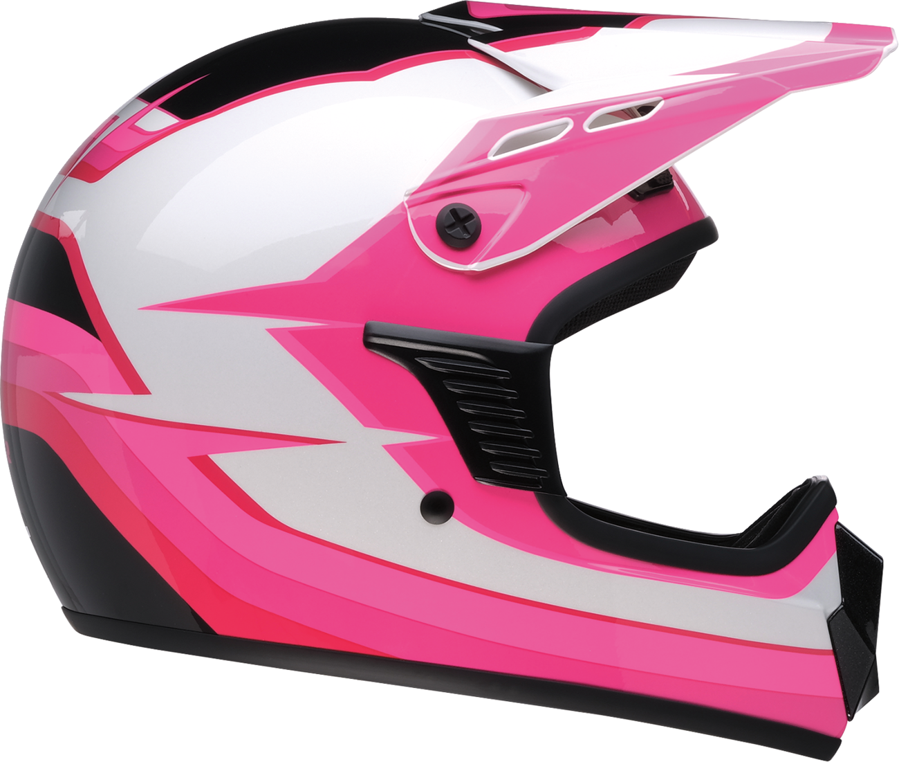 Z1R Child Dirt Maxx Helmet - Vortex - Pink/White - L/XL 0111-1747