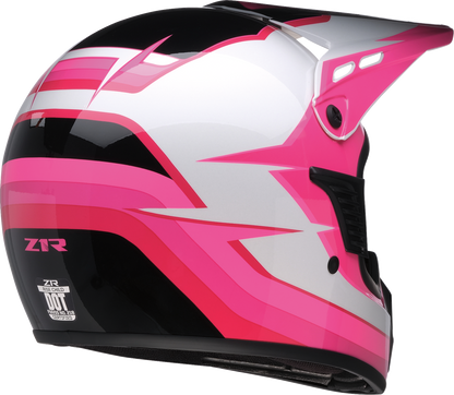 Z1R Child Dirt Maxx Helmet - Vortex - Pink/White - L/XL 0111-1747