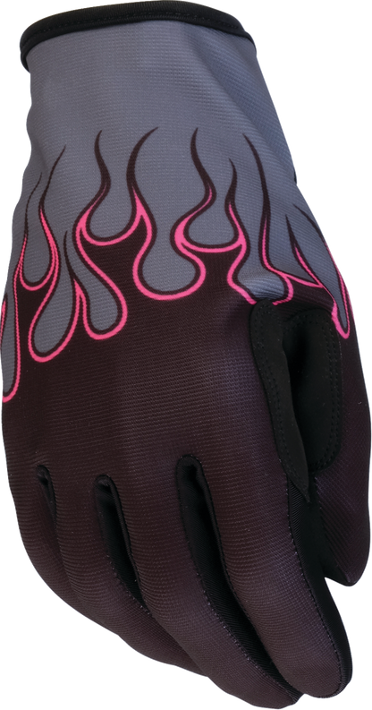 Z1R Women's Flame Gloves - Pink - 2XL 3302-1021