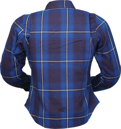 Z1R Women's Ashwood Flannel - Blue - 1W 2822-1863