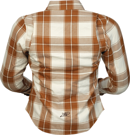 Z1R Women's Ashwood Flannel - Brown - Medium 2822-1868