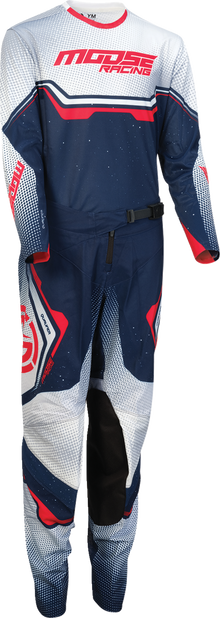 MOOSE OFFROAD Youth Qualifier® Pants - Red/White/Blue - US 26 2903-2655