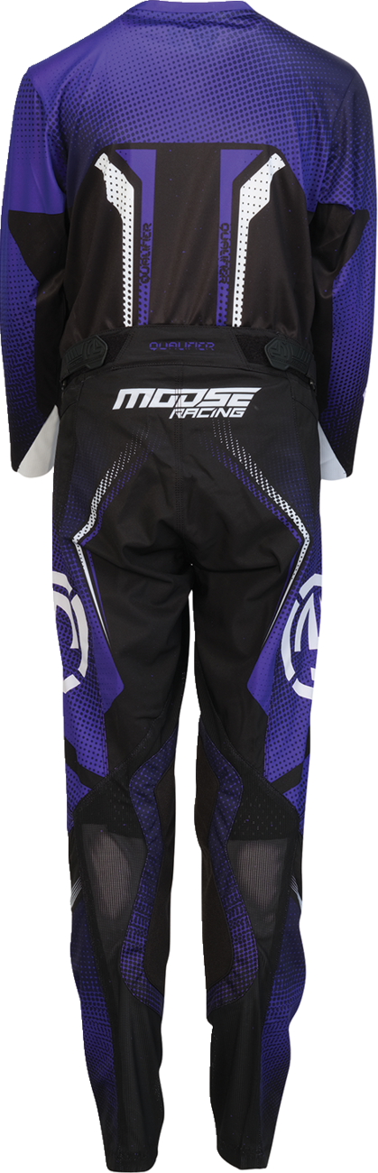 MOOSE OFFROAD Youth Qualifier® Pants - Black/Purple/White - US 22 2903-2660