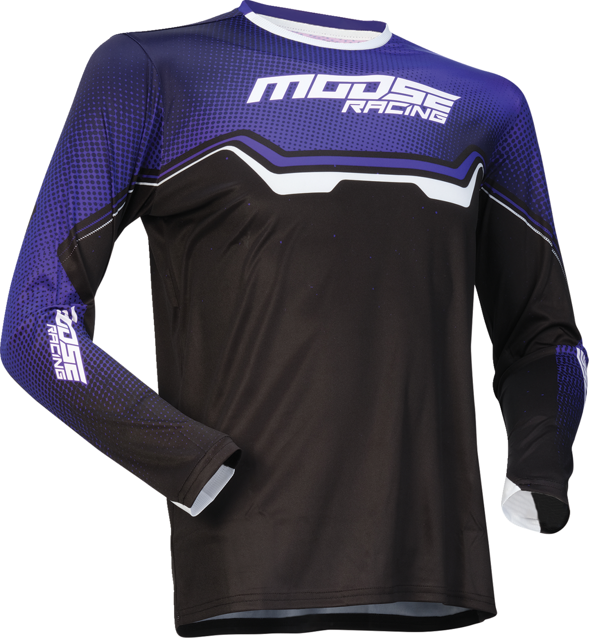 MOOSE OFFROAD Youth Qualifier® Jersey - Purple/Black/White - Large 2912-2635