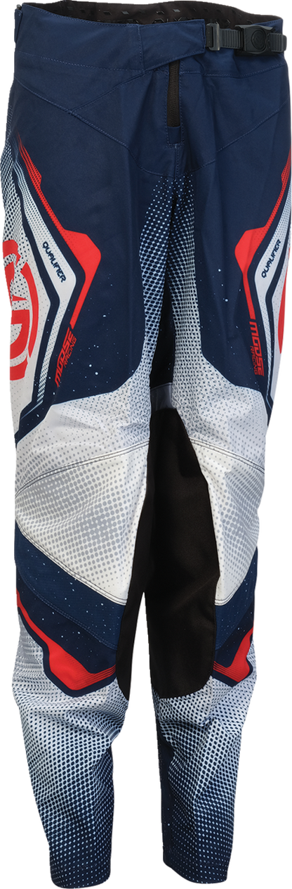 MOOSE OFFROAD Youth Qualifier® Pants - Red/White/Blue - US 30 2903-2657