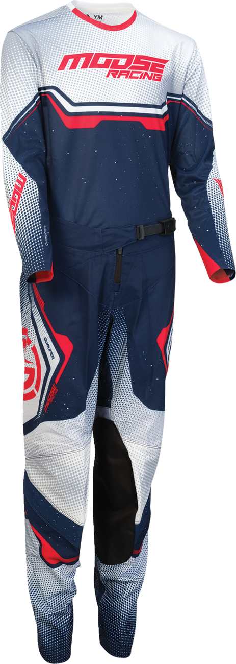 MOOSE OFFROAD Youth Qualifier® Pants - Red/White/Blue - US 30 2903-2657