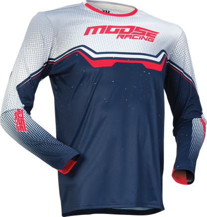 MOOSE OFFROAD Youth Qualifier® Jersey - Red/White/Blue - Large 2912-2629
