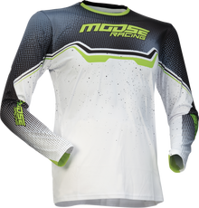 MOOSE OFFROAD Youth Qualifier® Jersey - White/Black/Green - Medium 2912-2640