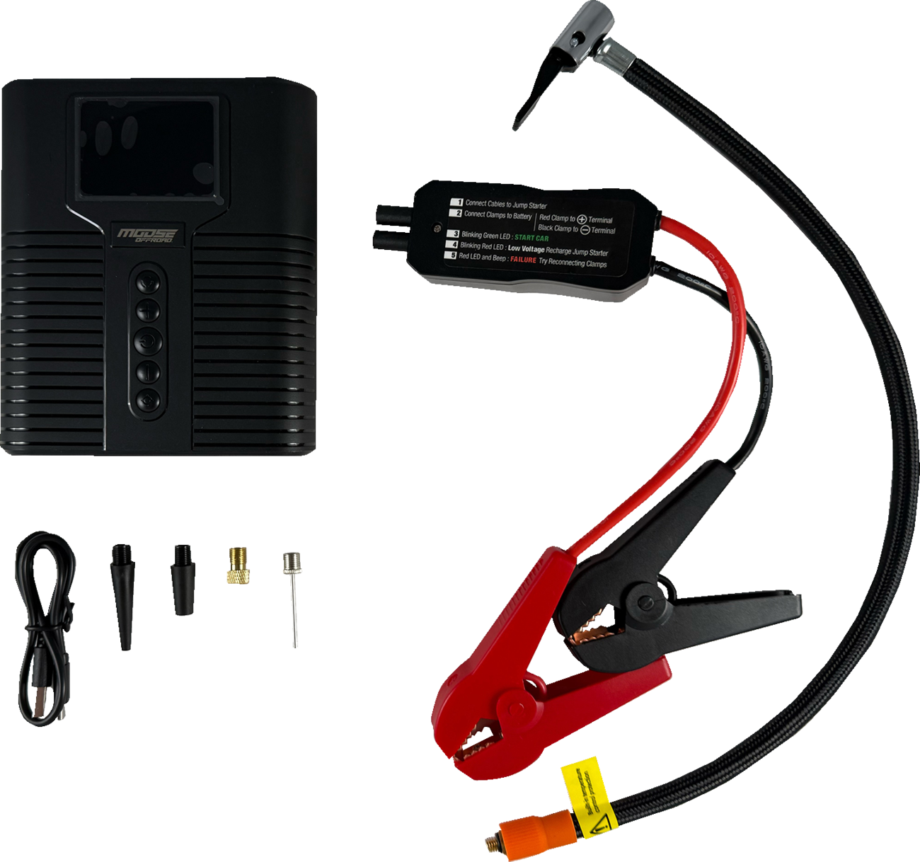 MOOSE OFFROAD Jump Starter - with Air Compressor E25-6292