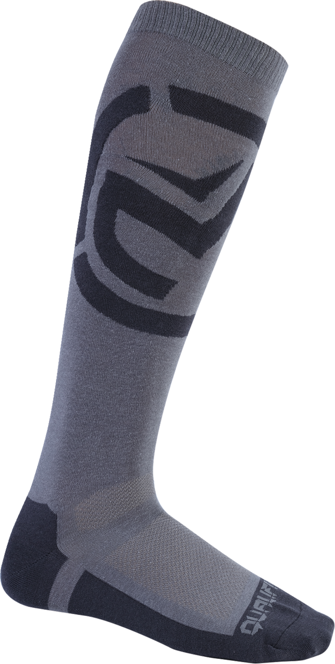 MOOSE OFFROAD Qualifier Socks - Black/Gray - Small/Medium 3431-0896