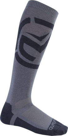MOOSE OFFROAD Qualifier Socks - Black/Gray - Small/Medium 3431-0896
