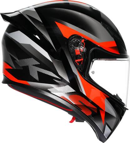 AGV K1 S Helmet - Fastlap - Black/Gray/Red - Small 2118394018064S