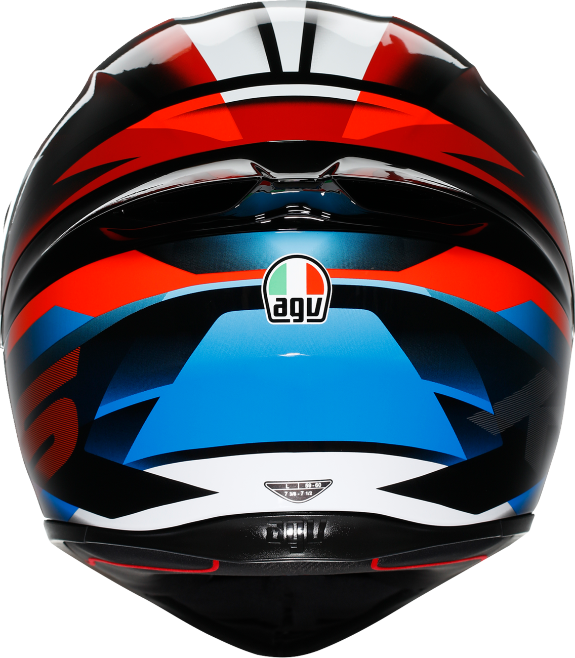 AGV K1 S Helmet - Fastlap - Black/Red/Blue - Large 2118394018066L