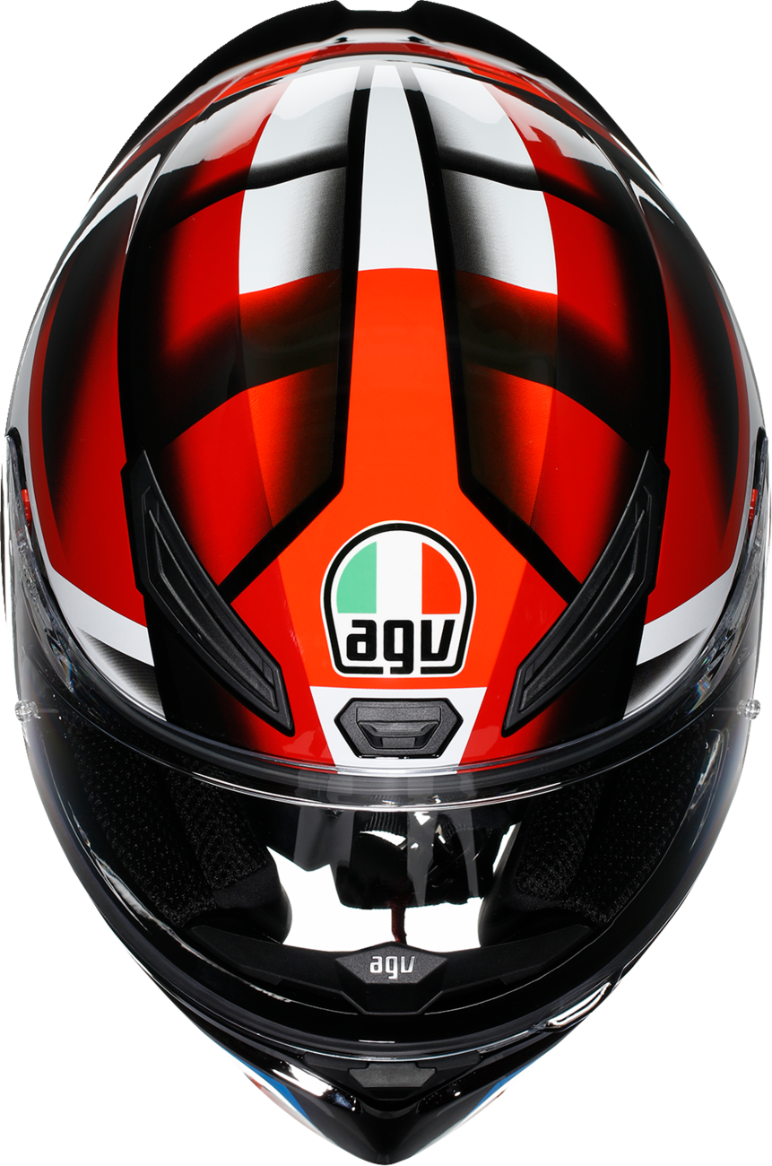 AGV K1 S Helmet - Fastlap - Black/Red/Blue - Large 2118394018066L