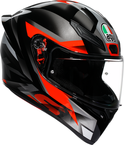 AGV K1 S Helmet - Fastlap - Black/Gray/Red - Large 2118394018064L