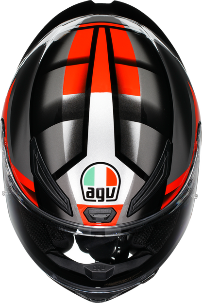 AGV K1 S Helmet - Fastlap - Black/Gray/Red - Small 2118394018064S