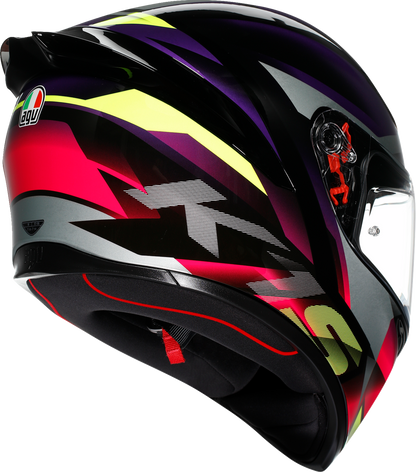 AGV K1 S Helmet - Fastlap - Black/Purple/Pink - Medium 2118394018065M