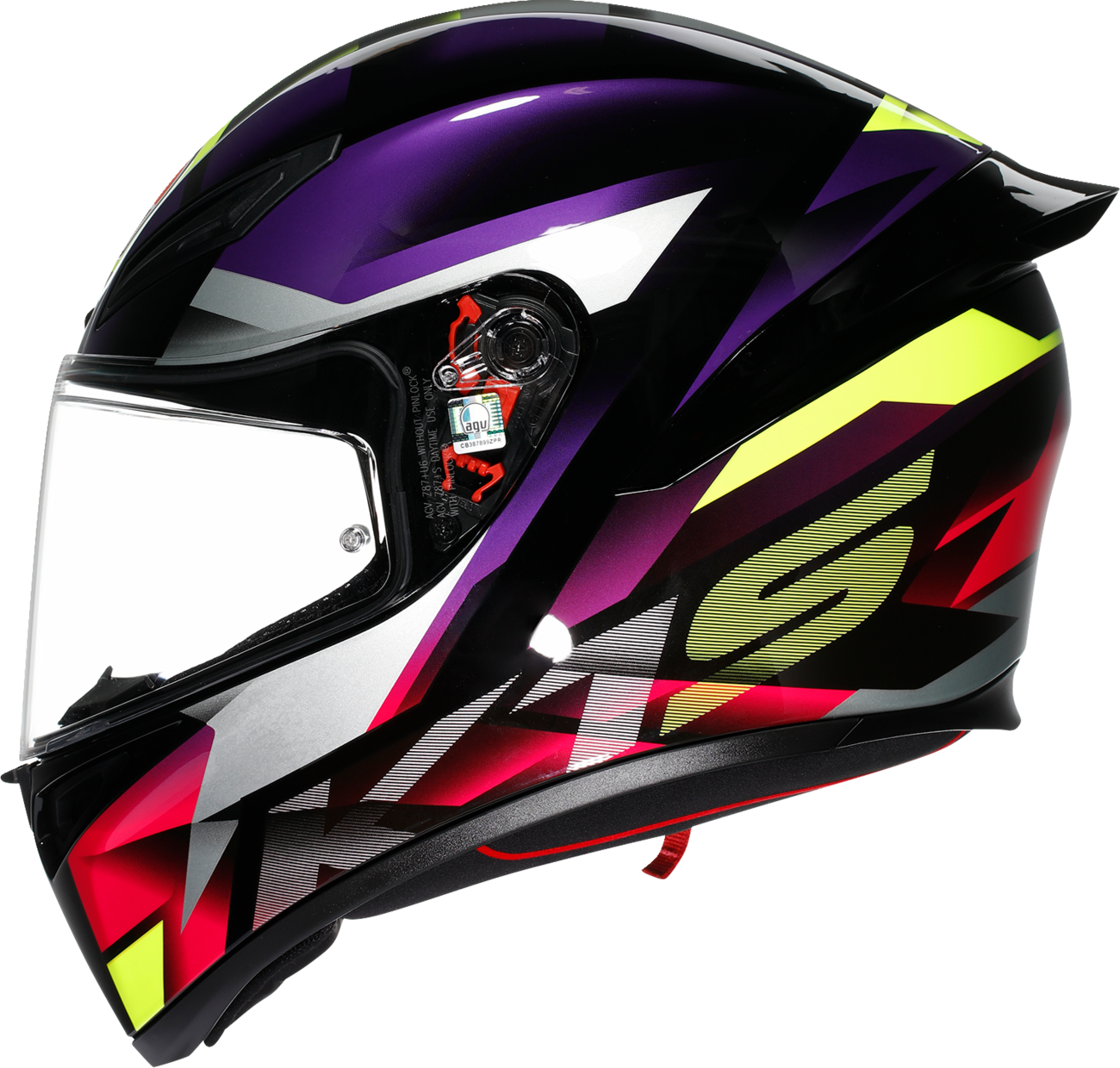 AGV K1 S Helmet - Fastlap - Black/Purple/Pink - Medium 2118394018065M