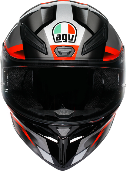 AGV K1 S Helmet - Fastlap - Black/Gray/Red - Medium 2118394018064M