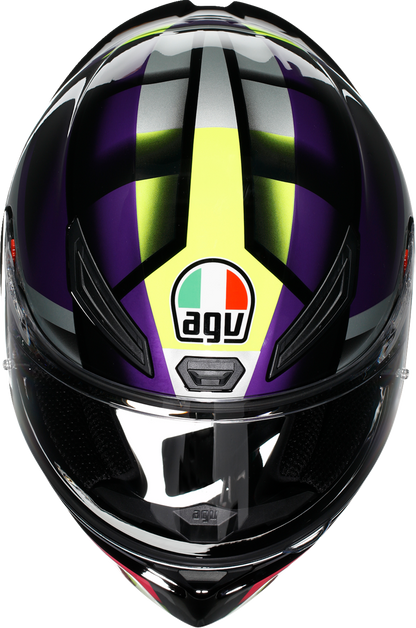 AGV K1 S Helmet - Fastlap - Black/Purple/Pink - Large 2118394018065L