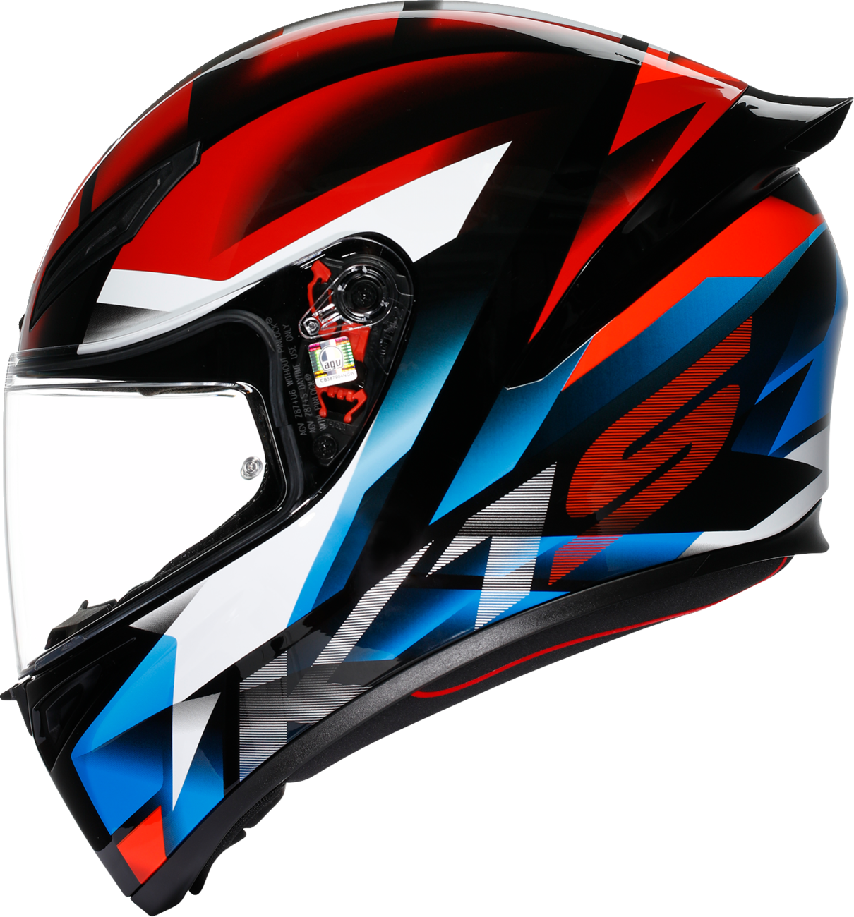 AGV K1 S Helmet - Fastlap - Black/Red/Blue - 2XL 21183940180662X
