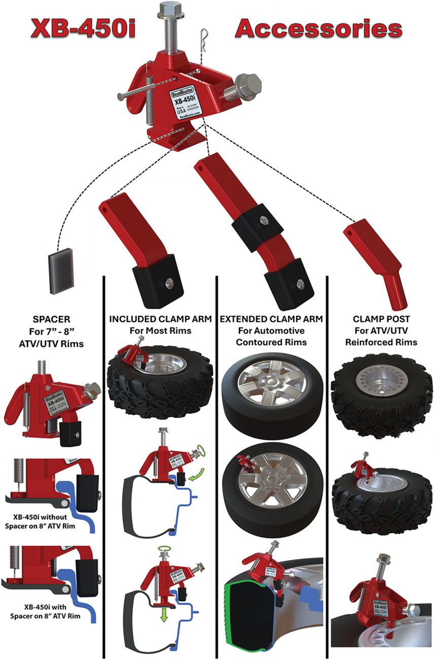 BEADBUSTER XB-450i Tire Bead Breaker - All-Purpose BB1X