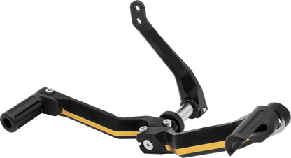 DRAG SPECIALTIES Heel/Toe Shifter - Adjustable - Black/Gold RCT-B007