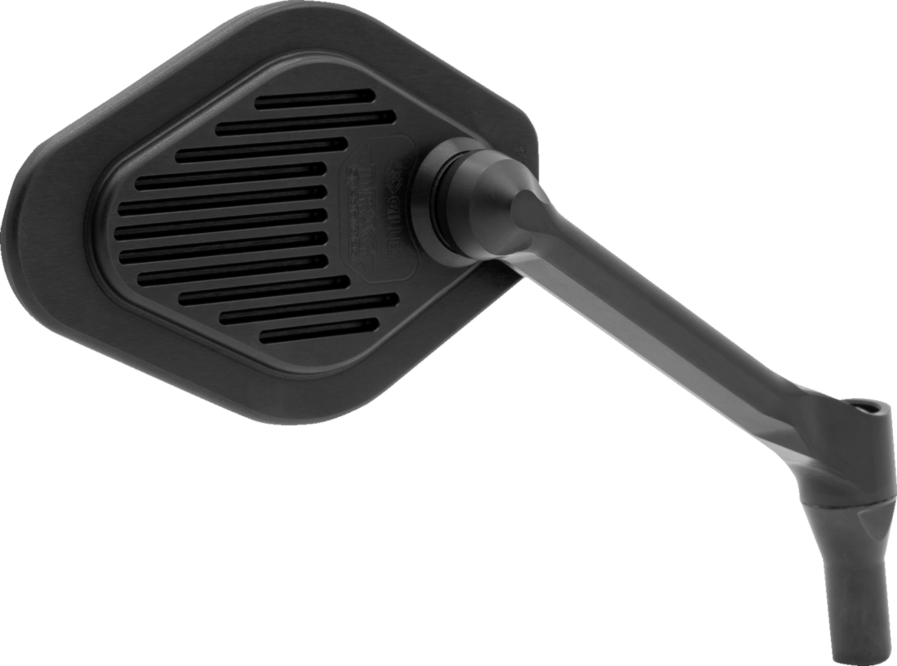 DRAG SPECIALTIES Mirror - Adjustable - Diamond - Black - Short Stem - Right M03-10R