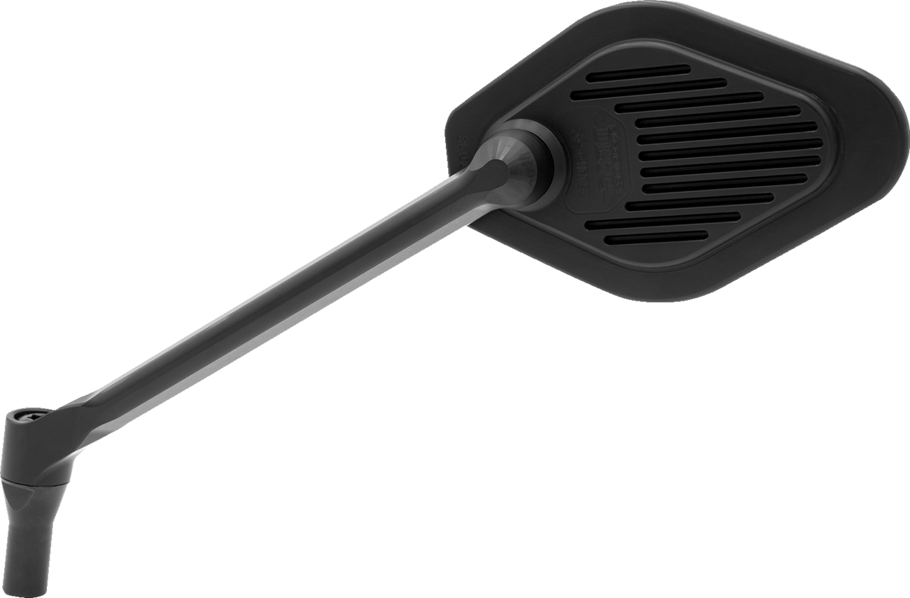 DRAG SPECIALTIES Mirror - Adjustable - Diamond - Black - Long Stem - Left M03-11-L