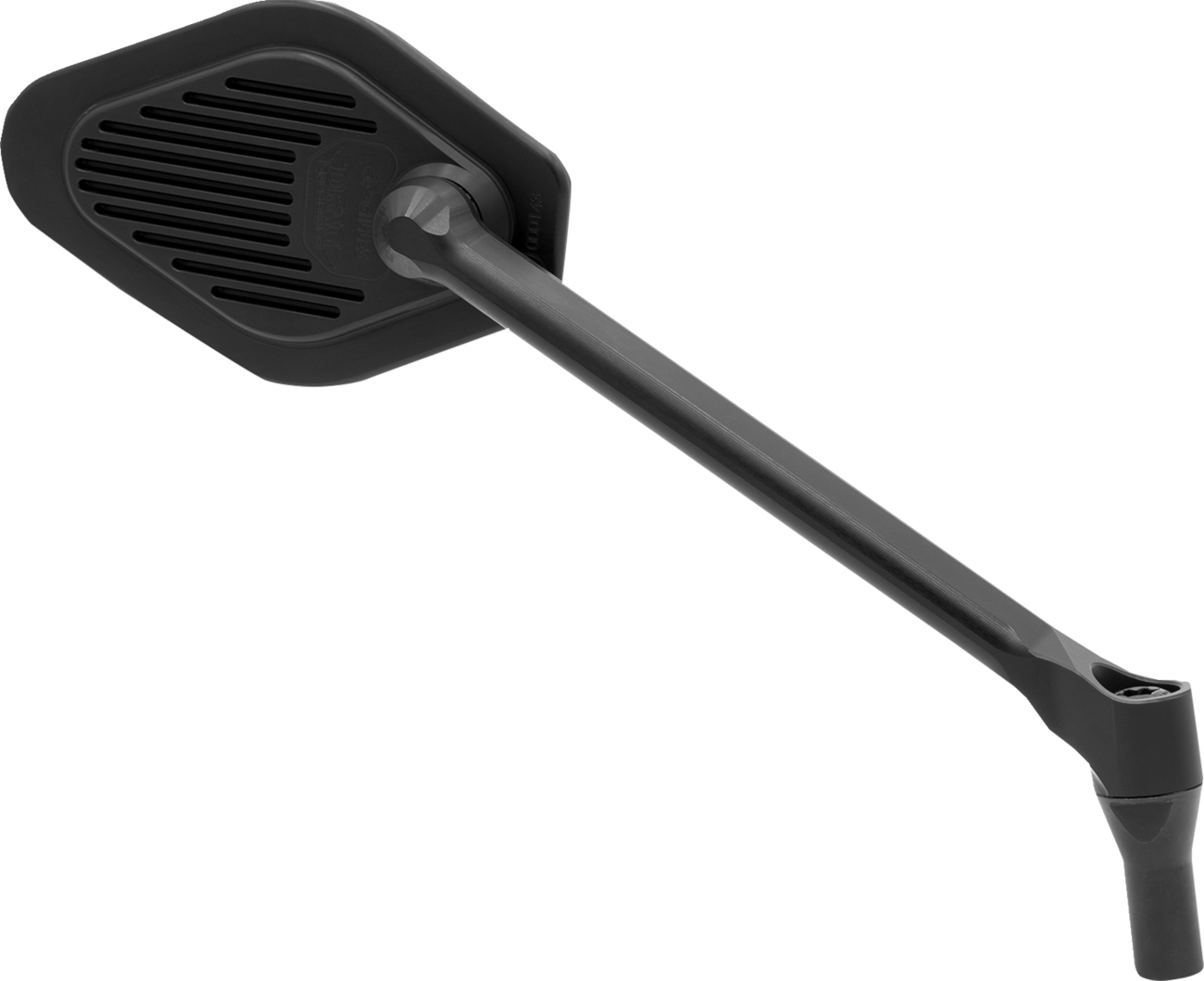 DRAG SPECIALTIES Mirror - Adjustable - Diamond - Black - Long Stem - Right M03-11-R