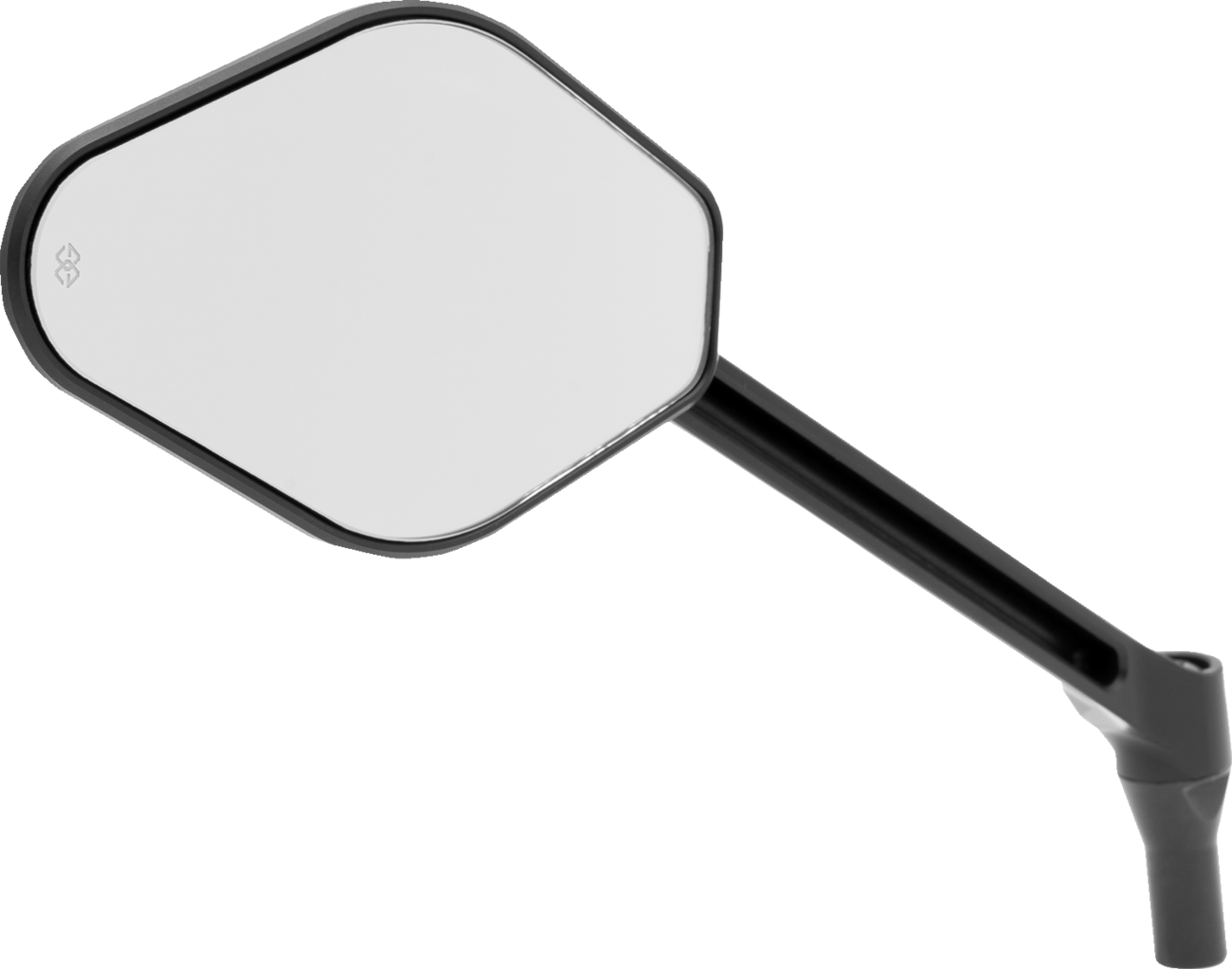 DRAG SPECIALTIES Mirror - Adjustable - Diamond - Black - Long Stem - Left M03-11-L
