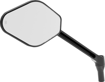 DRAG SPECIALTIES Mirror - Adjustable - Diamond - Black - Long Stem - Left M03-11-L