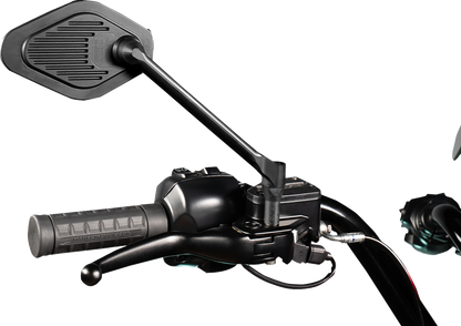DRAG SPECIALTIES Mirror - Adjustable - Diamond - Black - Long Stem - Right M03-11-R
