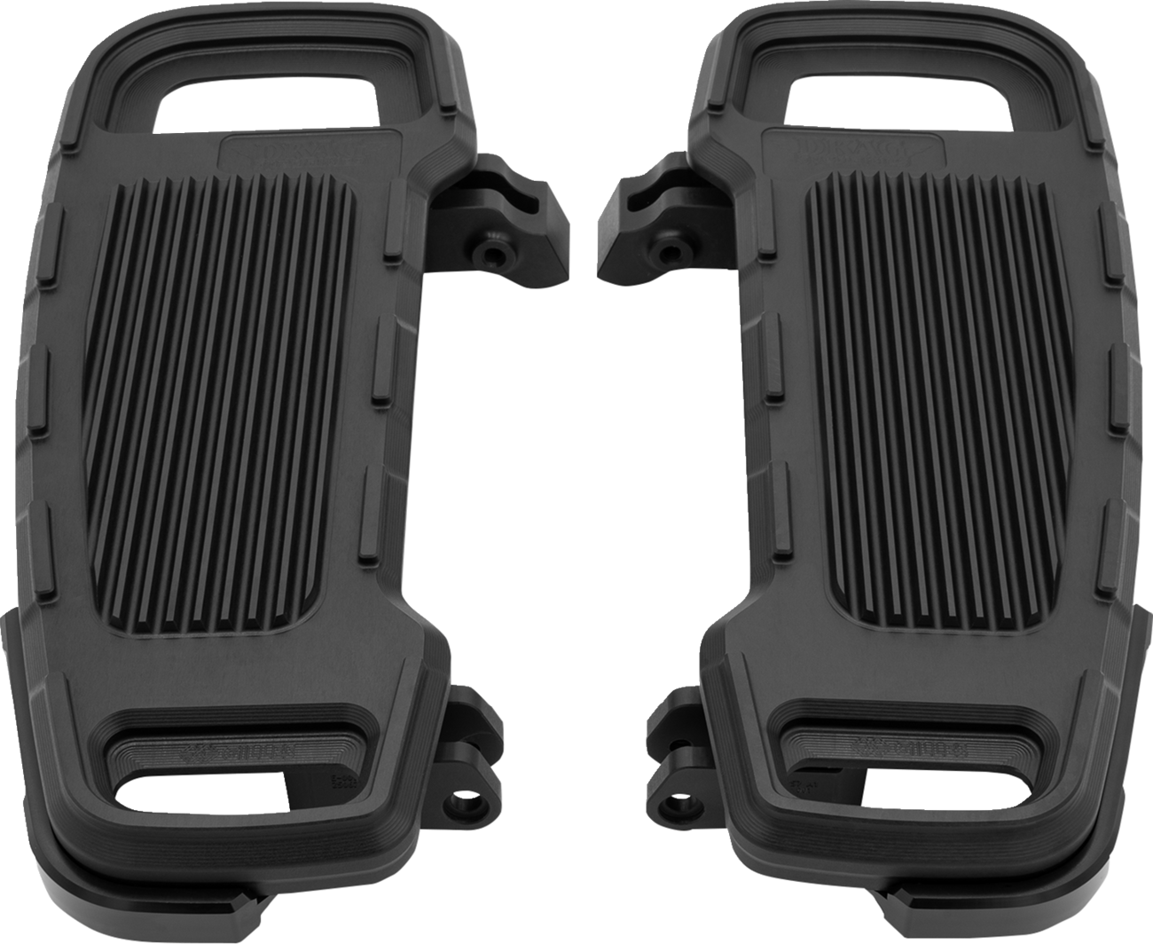 DRAG SPECIALTIES Floorboards - Adjustable Width - Black FB-B002