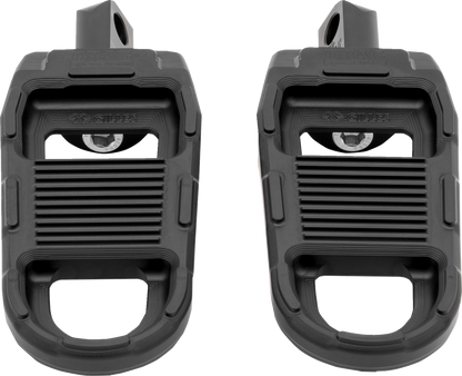DRAG SPECIALTIES Adjustable Foot Pegs - Black RGK2-B001