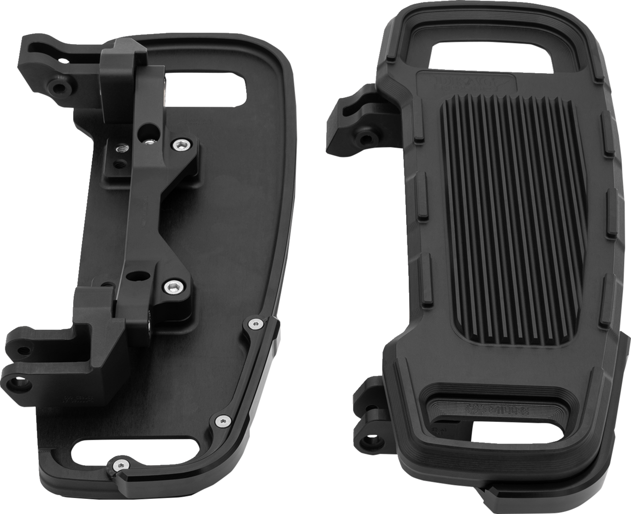 DRAG SPECIALTIES Floorboards - Adjustable Width - Black FB-B002