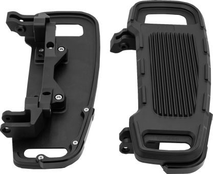 DRAG SPECIALTIES Floorboards - Adjustable Width - Black FB-B002