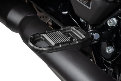 DRAG SPECIALTIES Adjustable Foot Pegs - Black RGK2-B001