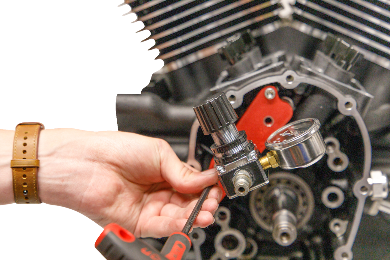 FEULING PARTS Tester - Engine Case/Piston Cooling/Jet Pressure - M8/Twin Cam 9072