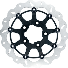 GBRAKES Wave® Brake Rotor - Front - 13" - Narrow Band - Machined Black GBDU011