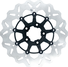 GBRAKES Wave® Brake Rotor - Front - Machined Black GBDU012