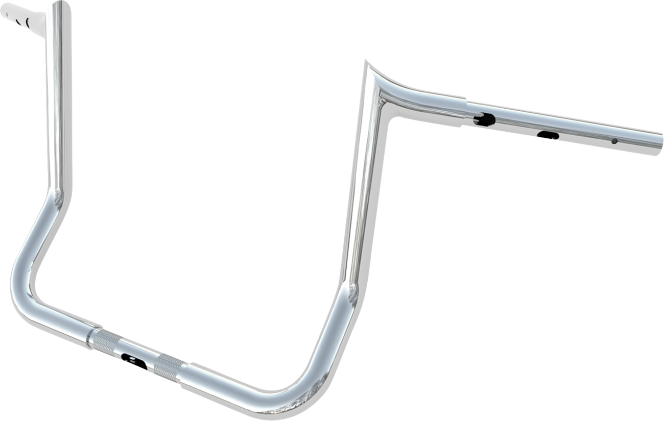 MAGNUM SHIELDING 1-1/4" Viking Handlebar - Bagger - 12" - Black 3HB-2412