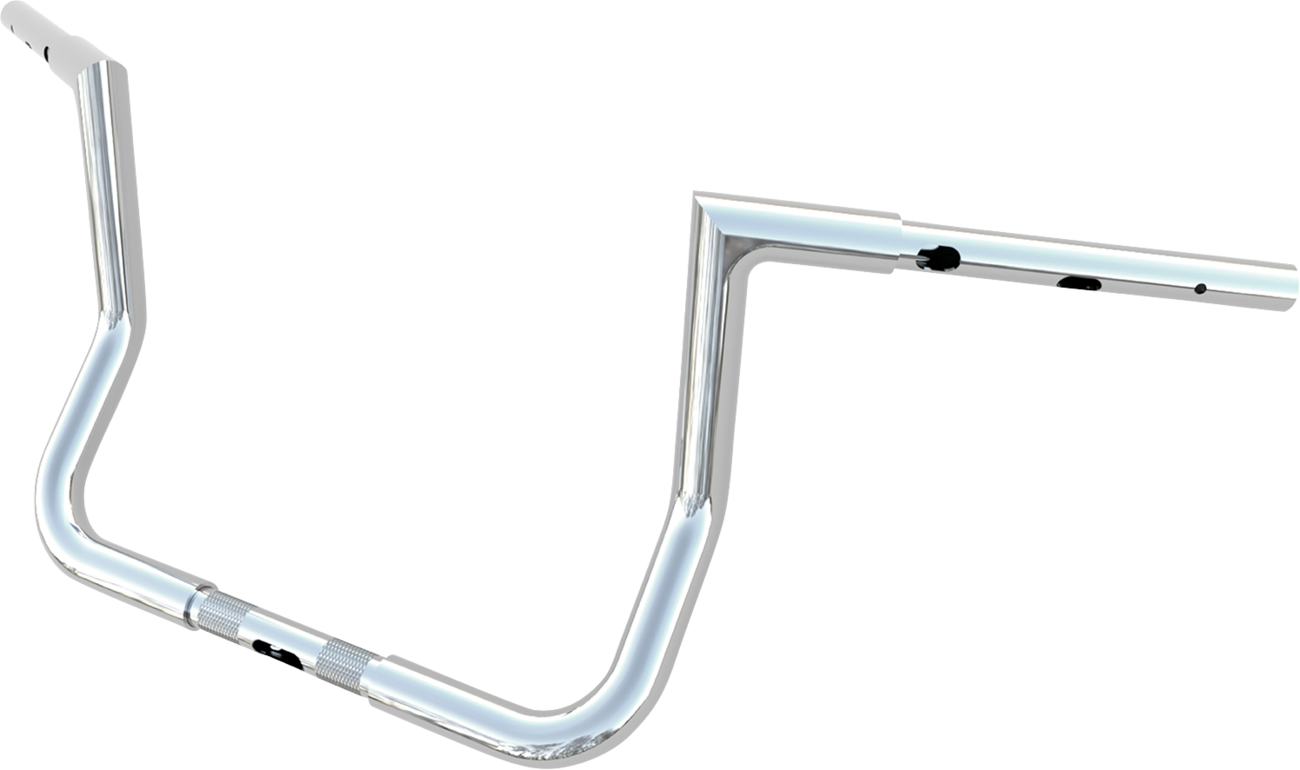 MAGNUM SHIELDING Crusader Square Top Handlebar - 14" - Chrome 3HB-2814