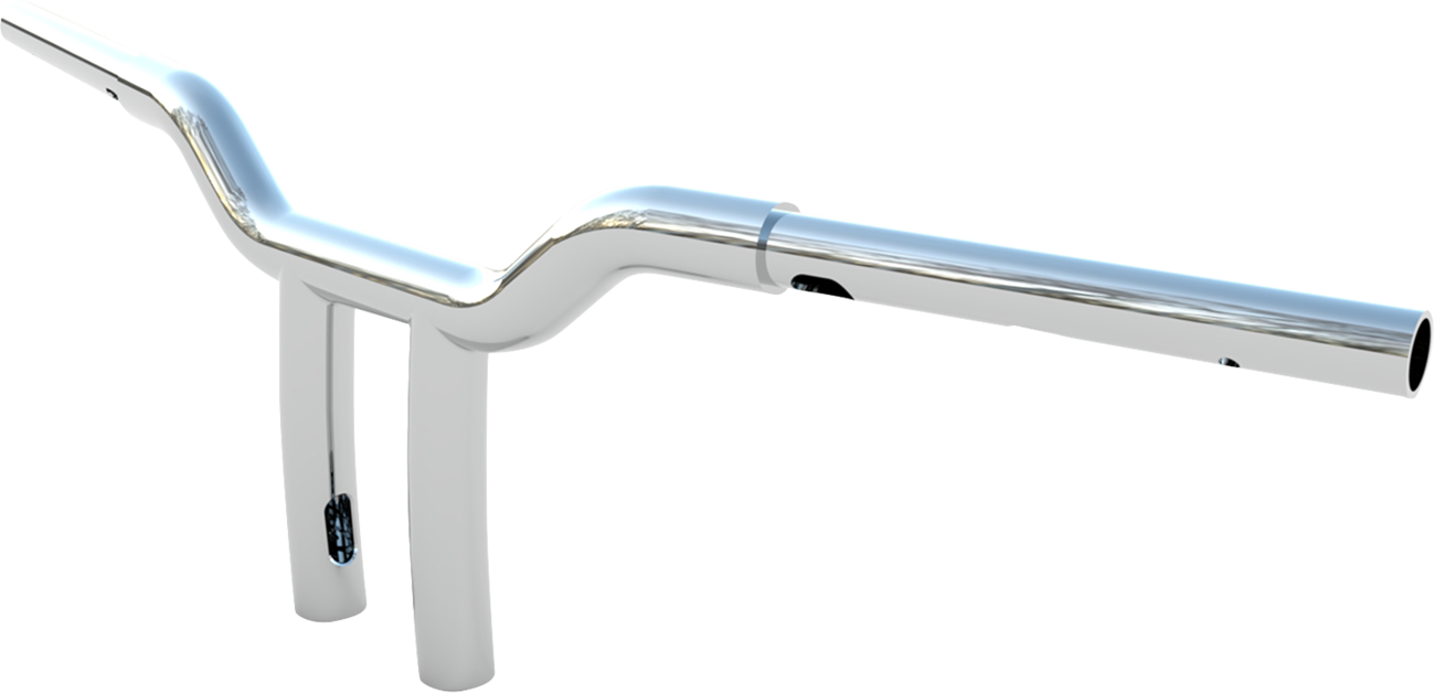 MAGNUM SHIELDING Top Gun T-Bar Handlebar - 10" - Chrome 3HB-3010